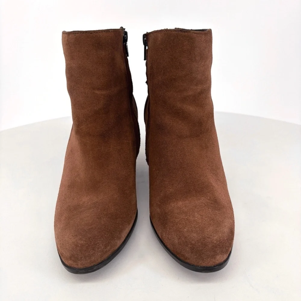 PAUL GREEN Jada Brown Suede Ankle Boots 8